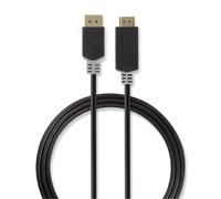 Nedis CCBW37100AT20 câble vidéo et adaptateur 2 m DisplayPort HDMI Anthracite