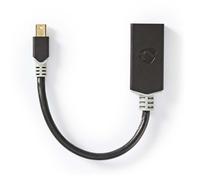 Nedis CCBW37654AT02 câble vidéo et adaptateur 0,2 m Mini DisplayPort HDMI Anthracite