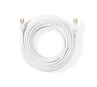 Nedis Câble réseau CCBW85210WT100 Cat6 F/UTP RJ45 mâle-mâle 10 m Blanc