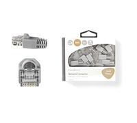 - Connecteur de réseau - RJ-45 (M) - UTP - CAT 6 - démarré - gris (pack de 10)