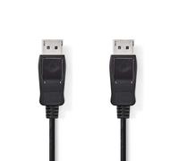 Nedis CCGB37010BK20 câble DisplayPort 2 m Noir