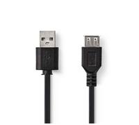 Nedis CCGB60010BK30 câble USB USB 2.0 3 m Mini-USB B USB A Noir