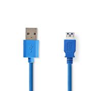 Nedis CCGB61010BU20 câble USB USB 3.2 Gen 1 (3.1 Gen 1) 2 m USB A Bleu