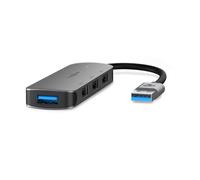 Nedis Hub USB-A mâle – 4 ports USB-A femelles – USB 3.2 Gen 1 / USB 2.0 – Alimentation via USB