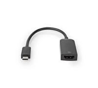 Nedis CCGB64652BK02 0,2 m USB Type-C HDMI Noir
