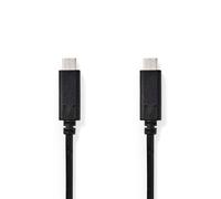 - Câble USB - 24 pin USB-C (M) pour 24 pin USB-C (M) - USB 3.2 Gen 1 - 2 m - support 1080p, support pour 4K60Hz (3840 x 2160), support 4K30Hz (3840 x