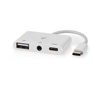 Nedis CCGB64790WT01 station d'accueil Avec fil USB 2.0 Type-C Blanc