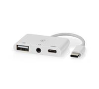 Nedis CCGB64790WT01 station d'accueil Avec fil USB 2.0 Type-C Blanc