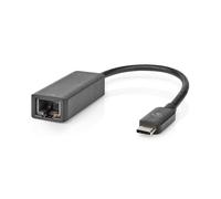 Nedis CCGB64960BK02 changeur de genre de câble RJ-45 USB Type-C Noir