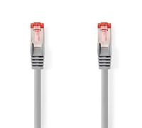 Nedis Ccgb85221Gy05 Cat6 Network Cable Rj45 Male S/Ftp 0.50 M Indoor Round PVC Grey Box