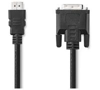 Nedis CCGL34800BK30 câble vidéo et adaptateur 3 m HDMI Type A (Standard) DVI-D Noir