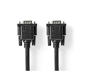 Nedis CCGL59100BK50 câble VGA 5 m VGA (D-Sub) Noir