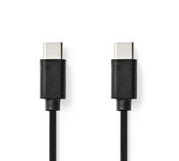 Nedis CCGL60700BK10 câble USB USB 2.0 1 m USB C Noir