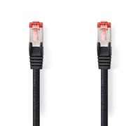 Nedis Ccgl85221Bk15 Cat6 Network Cable Rj45 Male S/Ftp 1.50 M Round Lszh Black Label