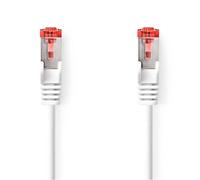 Nedis Ccgl85221Wt05 Cat6 Network Cable Rj45 Male S/Ftp 0.50 M Round Lszh White Label