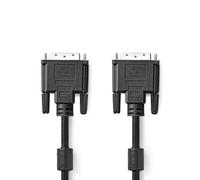 Nedis CCGP32001BK100 câble DVI 10 m DVI-D Noir