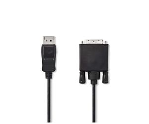 Nedis CCGP37200BK30 câble vidéo et adaptateur 3 m DisplayPort DVI-D Noir
