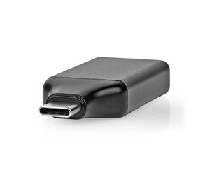 Nedis CCGP64350GY changeur de genre de câble USB C DisplayPort Noir