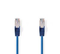 Nedis Câble réseau Cat. 5e SF/UTP RJ45 mâle vers RJ45 mâle Bleu 15 m