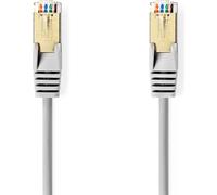 - Câble réseau - RJ-45 (M) pour RJ-45 (M) - 30 m - SF/UTP - CAT 5e - moulé, rond - gris