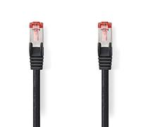 Nedis - Câble réseau - RJ-45 (M) pour RJ-45 (M) - 30 m - SFTP - CAT 6 - moulé, rond - noir