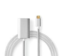Nedis CCTB64680AL20 câble vidéo et Adaptateur 2 m HDMI Type A (Standard) USB Type-C Argent