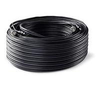 NEDIS CCTVCA10BK500 Câble de Sécurité CCTV BNC/c.c., RG59, 50 m, Connecteurs pré-assemblés G