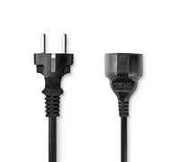Nedis Cegl10200bk50 Câble électrique Noir 5 M Cee7/7