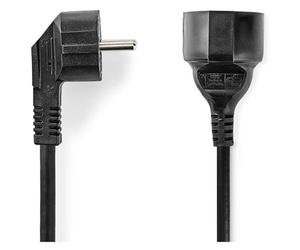 Nedis CEGL10230BK20 câble électrique Noir 2 m Prise d'alimentation type F
