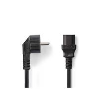 Nedis CEGP10000BK100 câble électrique Noir 10 m Prise d'alimentation type E Coupleur C13