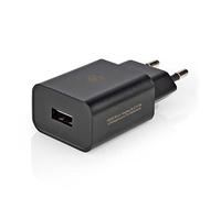 Nedis Chargeur Domestique USB 1 Port - 2,1 A/Noir