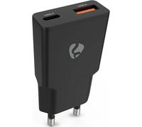 Nedis Chargeur mural double USB 20 W/18 W avec Quick Charge 3.0 A