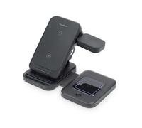 Chargeur sans fil 3 en 1 15 W Indicateur LED en cours d'utilisation Câble inclus USB-A / USB-C 1.00 m