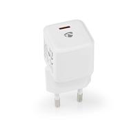 Nedis chargeur secteur - 20 W - fonction de charge rapide - 1.67 A / 2.22 A / 3.0 A - nombre de sorties : 1 - USB-C - sélection automatique de la tension