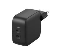 Nedis Chargeur Secteur GaN 35W Double USB-C Power Delivery Noir