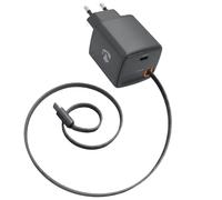 Nedis Chargeur USB-C 65W avec Câble USB-C Rétractable Charge Rapide Noir