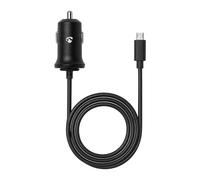 Nedis Chargeur Voiture 12W avec Câble Micro-USB 1m Charge Stable Noir
