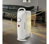 Nedis Chauffage à Huile Radiateur Mobile 500 W 1 Niveau Camping