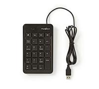 Nedis Clavier numérique avec câble USB Noir