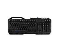 NEDIS Clavier de Jeu | Éclairage RGB | USB 2.0 | US International | Conception Métallique
