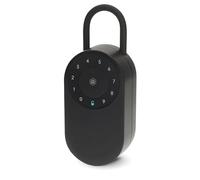 Nedis Coffre-fort à clés Bluetooth intelligent, boîte de verrouillage extérieure avec clavier numérique, contrôle par application, étanchéité IP65, pour la maison ou les locations de vacances - Noir