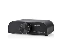 NEDIS Commutateur audio 4 ports - Entrées 3x RCA 1x Jack 3.5 bidirectionnel