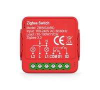 NEDIS Commutateur d Alimentation SmartLife | Zigbee 3.0 | 2x100 W | Connexion du Terminal | Application Disponible pour: Androidâ„¢ / iOS