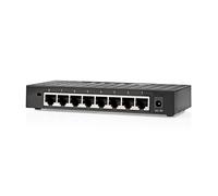 Switch Réseau Gigabit 8 ports RJ45 Connexion Ultra Rapide Noir