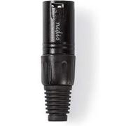 nedis connecteur xlr xlr mâle à 3 broches noir G