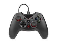Nedis, contrôleur filaire USB-A avec 12 touches d'action pour le jeu, noir