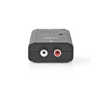 Nedis Convertisseur audio ADC ACON2508BK – RCA stéréo vers Toslink & Coax – Alimentation USB – Noir
