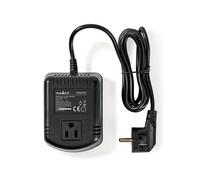 Nedis Convertisseur d'alimentation 230 V AC 50 Hz 100 W Prise de terre Noir