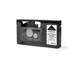 Nedis Convertisseur VHS - Conversion : VHS-C vers VHS - Plug and Play - Noir