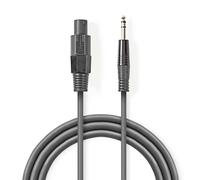 Nedis COTG16200GY100 câble audio 10 m 6,35 mm Gris